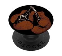 Boxing Gloves Retro Old Boxer Love PopSockets Adhesive PopGrip