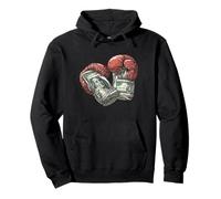 Boxing Gloves with Dollar Bill for Boys and Girls Pullover Hoodie