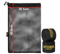 Boxing Hand Wraps-1 Pair & Free Washing Bag - 4.5M/180 Inches Mexican Style Muay Thai Hand Wraps- Breathable Semi Elastic-Thum Loop/Hook and Loop - Men & Women