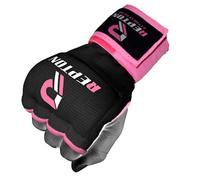 Boxing Hand Wraps Quick 100cm Long Wrist Straps Inner Gloves Boxing for Hand Protection Elasticated, Padded Fist for MMA Martial Arts Combat Gloves for Men Women and Kids (Pink, S/M)