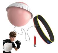 Boxing Head Ball - 8.26 Inch Adjustable Reflex Training Equipment, Punching Speed Reaction Gear, Workout Fitness Activity Tool with Elastic Band | Outdoor Gym Home Sports Adults Teens Boys Kids