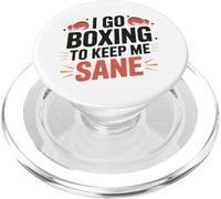 Boxing I Go Boxing To Keep Me Sane PopSockets PopGrip for MagSafe
