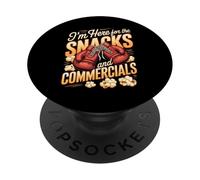 Boxing I'm Here For The Snacks And Commercials PopSockets Adhesive PopGrip