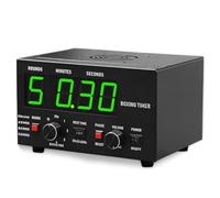 Boxing Interval Timer, Professional LED Display Timer for Gym Workouts, Selectable Training Cycles, Adjustable Sound, Scoreboard for MMA, Muay Thai, and Kickboxing
