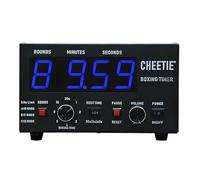 Boxing Interval Timer with LED Display - 1-12 Challenge Rounds, Adjustable Buzzer, 30 Sec to 10 Min Workout, 0/30/60 Sec Rest Period