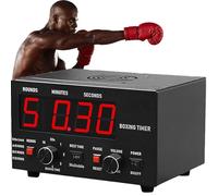 Boxing Interval Timer with LED Display & Buzzer - Countdown, Scoreboard for MMA, Muay Thai, Kickboxing, Gym Training