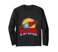 Boxing is My Oxygen Gloves Boxing Gloves Long Sleeve T-Shirt