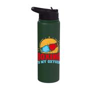 Boxing is My Oxygen Gloves Boxing Gloves Stainless Steel Insulated Water Bottle