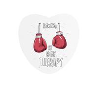 Boxing Is My Therapy Car Air Freshener Aromatherapy Tablet Hanging Decor for Rearview Mirror Dorm