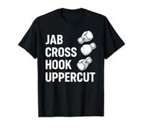 Boxing Jab Cross Hook Uppercut Boxer T-Shirt