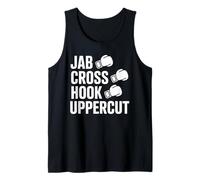 Boxing Jab Cross Hook Uppercut Boxer Tank Top