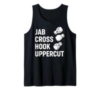 Boxing Jab Cross Hook Uppercut Boxer Tank Top