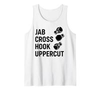 Boxing Jab Cross Hook Uppercut Boxer Tank Top
