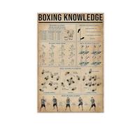 Boxing Knowledge Canvas Poster Bedroom Decor Landscape Office Room Decor Gift 12x18inch(30x45cm)