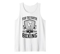 Boxing Lifestyle Courage Strength Honor Boxer Tank Top