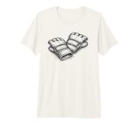 Boxing Line Art Fighter Workout Gym Combat Gift Premium T-Shirt