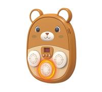 Boxing Machine - Bear Electronic Machine, Rechargeable Musical Punching Board, LED Wall Target Toy | Interactive Game, Gym Training Workout Equipment, Indoor Outdoor Sports, Family Birthday Home Use