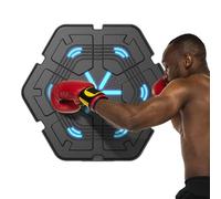 Boxing Machine Wall Mounted Music - Target Pads,LED Lighted - Training Machine Punching Pads 2000mah Rechargeable Wall Mounted for Adults Focus Training Home Workout Family Fitness Fun