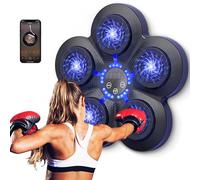 Boxing Machine Wall Mounted, Smart Music Boxing Equipment Punching Pads With LED Light, Electronic Boxing Target With Bluetooth Music (Boxing Machine/G)