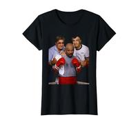 Boxing Marvin Hagler Pat Goody Petronelli Michael Grecco T-Shirt, Women, Black, X-Small