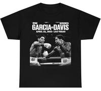 Boxing Men T Shirt Ryan Garcia vs Gervonta Davis Black