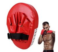 Boxing Mitts: Quality PU Leather, Breathable Mesh Panel, Thick Foam Padding, Shock Absorption Design, Training Equipment & Combat Accessory | Kickboxing