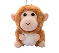 Boxing Monkey Plush Keychain, Multi-Purpose Use, 10x8x6cm, Cuddly Zoo Cute Animal Pendant, Mini Plush Toys, Lightweight And Portable, For Family, Friends, And Colleagues Alike