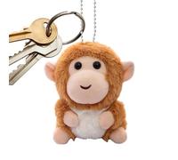 Boxing Monkey Plush Keychain - Small Lightweight Cartoon Monkey Doll Bag Accessory | Portable Plush Toy, Cute Monkeys Keychain Decoration For Backpack Purse, Gift For Kids And Collectors