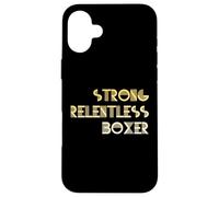Boxing motivational quote Boxe Case for iPhone 16 Plus