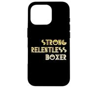 Boxing motivational quote Boxe Case for iPhone 16 Pro