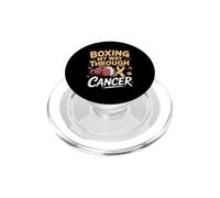 Boxing My Way Through Cancer Boxer Survivor Fighter PopSockets PopGrip for MagSafe