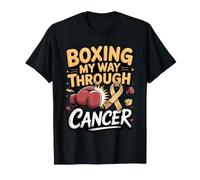 Boxing My Way Through Cancer Boxer Survivor Fighter T-Shirt