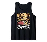 Boxing My Way Through Cancer Boxer Survivor Fighter Tank Top