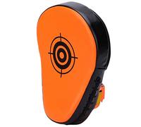 Boxing Pads, Boxing Mitts, Curved Fits Wrist Thicken PU Shock Absorbing Eva Sparring Gear, Adjustable Punching Focus Mitts for Martial Art Sparring Karate Training, 9.4x7.5in (1)