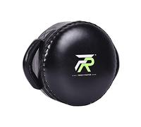 Boxing Pads PU Leather Sparring Pad with EVA Liner 11.81x5.51 Inch Strike Pad for MMA Kickboxing Training Coaching- Black