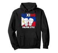 Boxing Philippine Style Fighter Philippines Flag Combat Pullover Hoodie