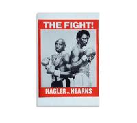 Boxing Poster Tommy Hearns VS The Amazing Marvin Hagler Poster Decorative Painting Canvas Wall Posters And Art Picture Print Modern Family Bedroom Decor Posters 08x12inch(20x30cm)