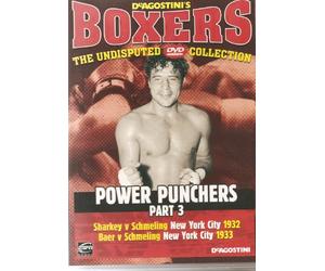 BOXING - POWER PUNCHERS PART 3 - SHARKEY v SCHMELING 1932 & BAER v SCHMELING 1933 - THIS DVD IS NEW & FACTORY SEALED - BECOMING VERY RARE
