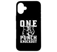 Boxing Punch Knockout King of the Ring Boxing Boxer Gloves Case for iPhone 16 Plus