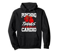 Boxing Punching Things Is My Cardio Pullover Hoodie
