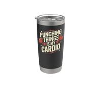 Boxing Punching Things is My Cardio Stainless Steel Insulated Tumbler