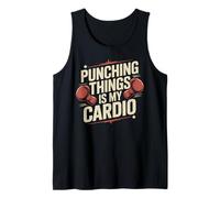 Boxing Punching Things is My Cardio Tank Top