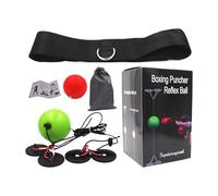 Boxing Reflex Ball, Boxing Equipment for Training At Home, No Drill Ball with Adjustable Headband, Fun Sports Game for All Ages, Hand-Eye Coordination Workout
