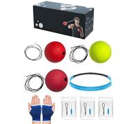 Boxing Reflex Ball, Boxing Reflex Ball Set | Reflex Ball for Beginners Training for Beginners for Fighting Skills, Striking Speed