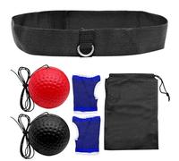 Boxing Reflex Ball, Boxing Training Ball, Boxing Ball with Headband for Adult/Kids Portable Boxing Equipment for Training Reaction Speed, Precision Strike Ability, Eye-Hand Coordination Ability