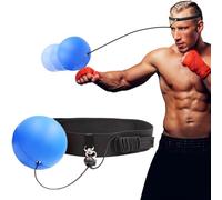 Boxing Reflex Ball Headband - 9cm Pu Foam Reaction Trainer Adjustable Head Strap Design Lightweight Training Accessory Portable Hand Eye Coordination Equipment | P