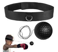 Boxing Reflex Ball Headband Set - Agility Training, Training Device for Speed Responses | Reflective Band for Beginners, Fitness, Striking Movement, Balance, Coordination Exercise for the Fi
