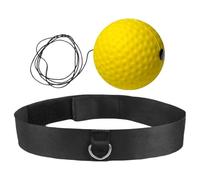 Boxing Reflex Ball Headband Set - Boxing Training Ball Headband | Reaction Ball Headband | Child Adults React Reflex Ball Headband | Workout Beginners Fitness Reflex Ball for Traveling, Gym
