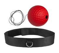 Boxing Reflex Ball Headband Set, Boxing Training Reflex Balls, Headband React Ball Set for Children's Training Boxing, Beginners Improve Speed and Hand-Eye Coordination Reflex Ball for Dorm, Sleep