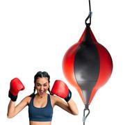 Boxing Reflex Ball - PU Leather Reflex Punching Training Punch Bag Speed Bag Heavy Duty Fitness Equipment Stress Buster for Indoor and Outdoor Workout Exercises